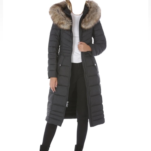 Laundry Faux-Fur Trim Puffer Coat XXL - Picture 3 of 11